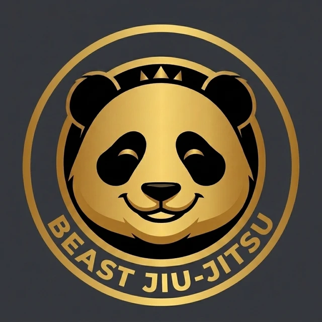Beast Jiu-Jitsu Пловдив — златна панда, лого на клуба